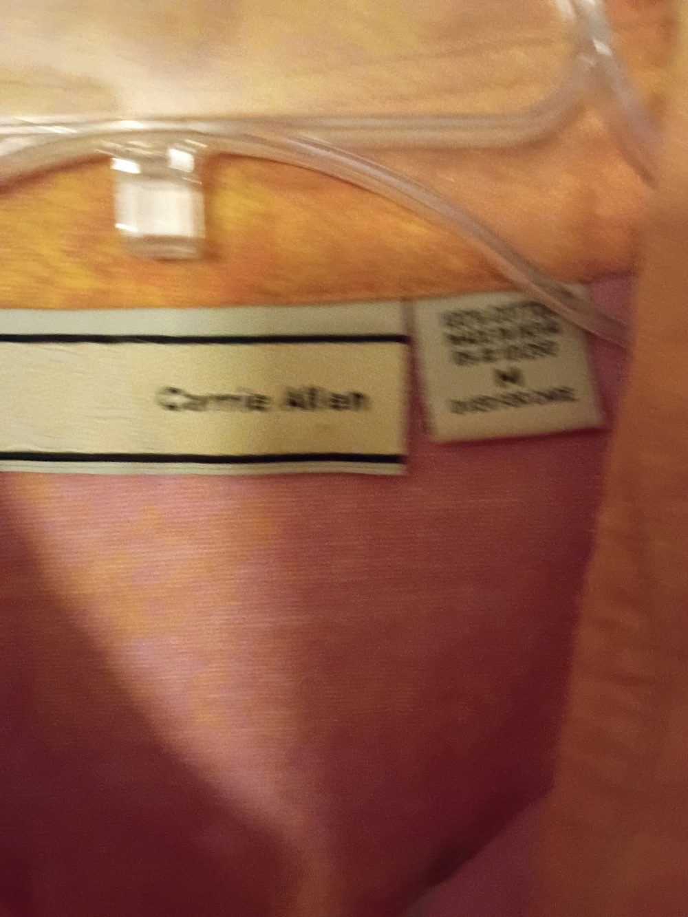 Carrie Allen Pink-Orange Gradient Shirt - Picture 5 of 5